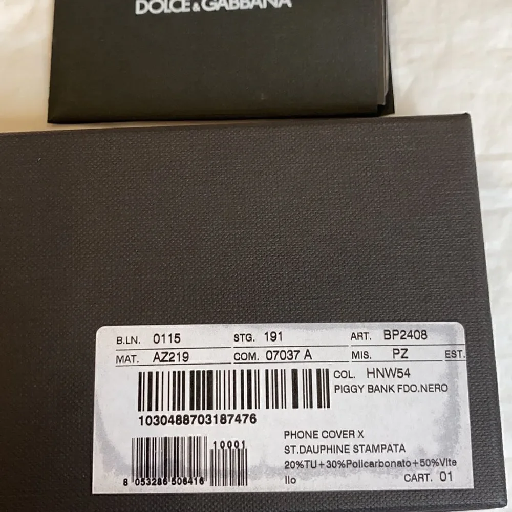 Dolce & Gabbana iPhone X case